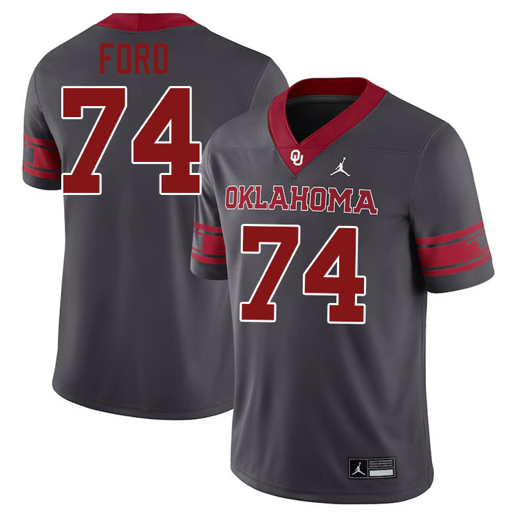 Cody Ford Oklahoma Sooners Jersey,Oklahoma Sooners Football Uniforms,Jersey-Anthracite